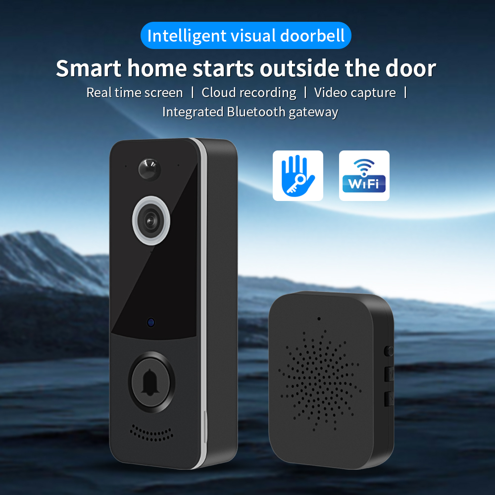 Smart Home Video Doorbell Enhanced Security With Smart Doorbell - 1080P WIFI Video Doorbell TTLOCK App