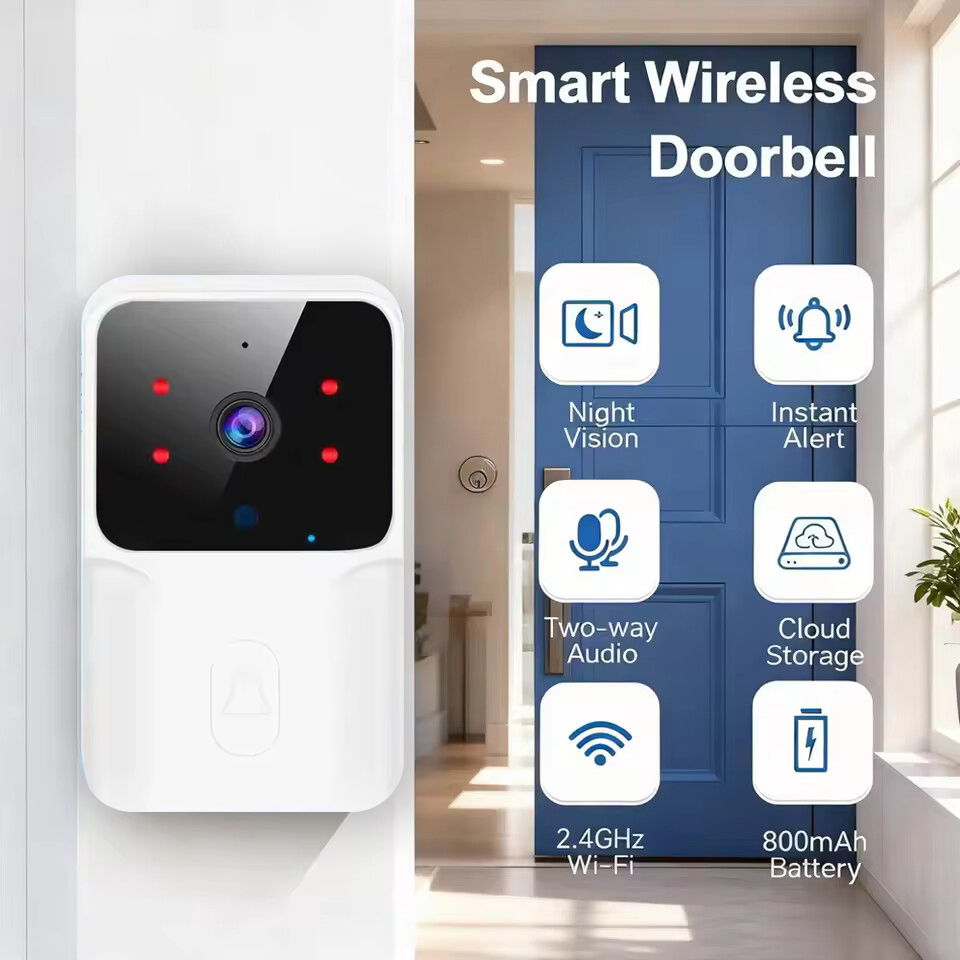 Smart Home Video Doorbell Enhanced Security With Smart Doorbell - WiFi Video Doorbell Wireless Phone Two-way