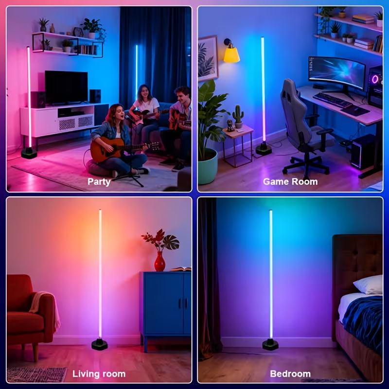 Smart Light Switch - Smart RGB LED Corner Floor Lamp