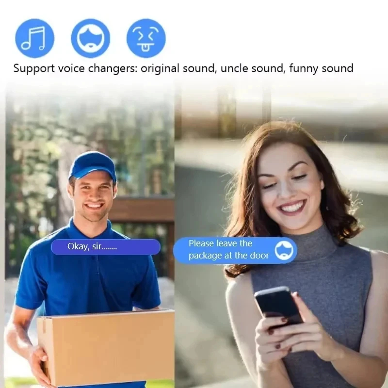Smart Home Video Doorbell Enhanced Security With Smart Doorbell - Tuya WIFI Camera Doorbell HD Video