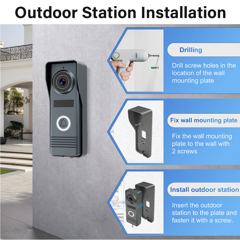 2-Wires Smart Home Tuya Wifi 1 - Smart Home Video Doorbell Enhanced Security With Smart Doorbell incelemesi ve fiyatı