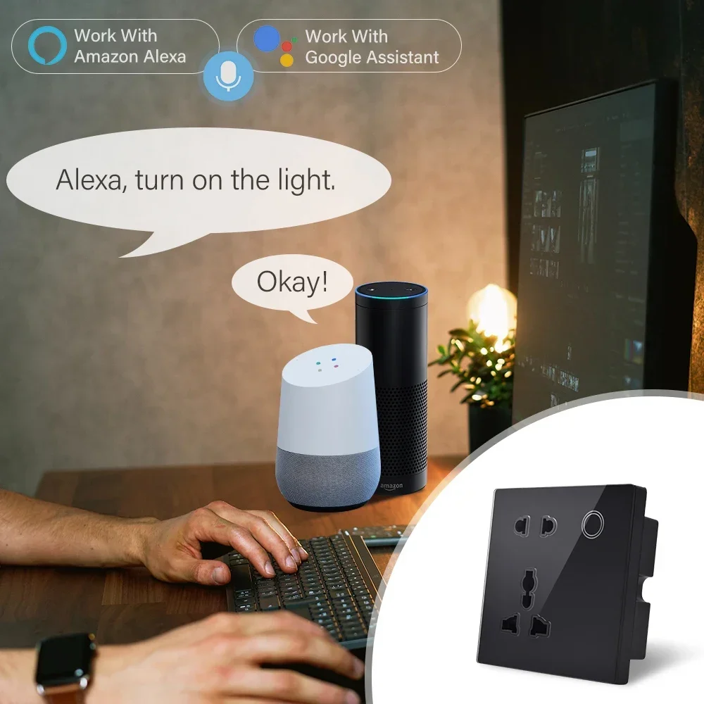 Customized Smart WiFi Wall Soc - Smart Home Design incelemesi ve fiyatı