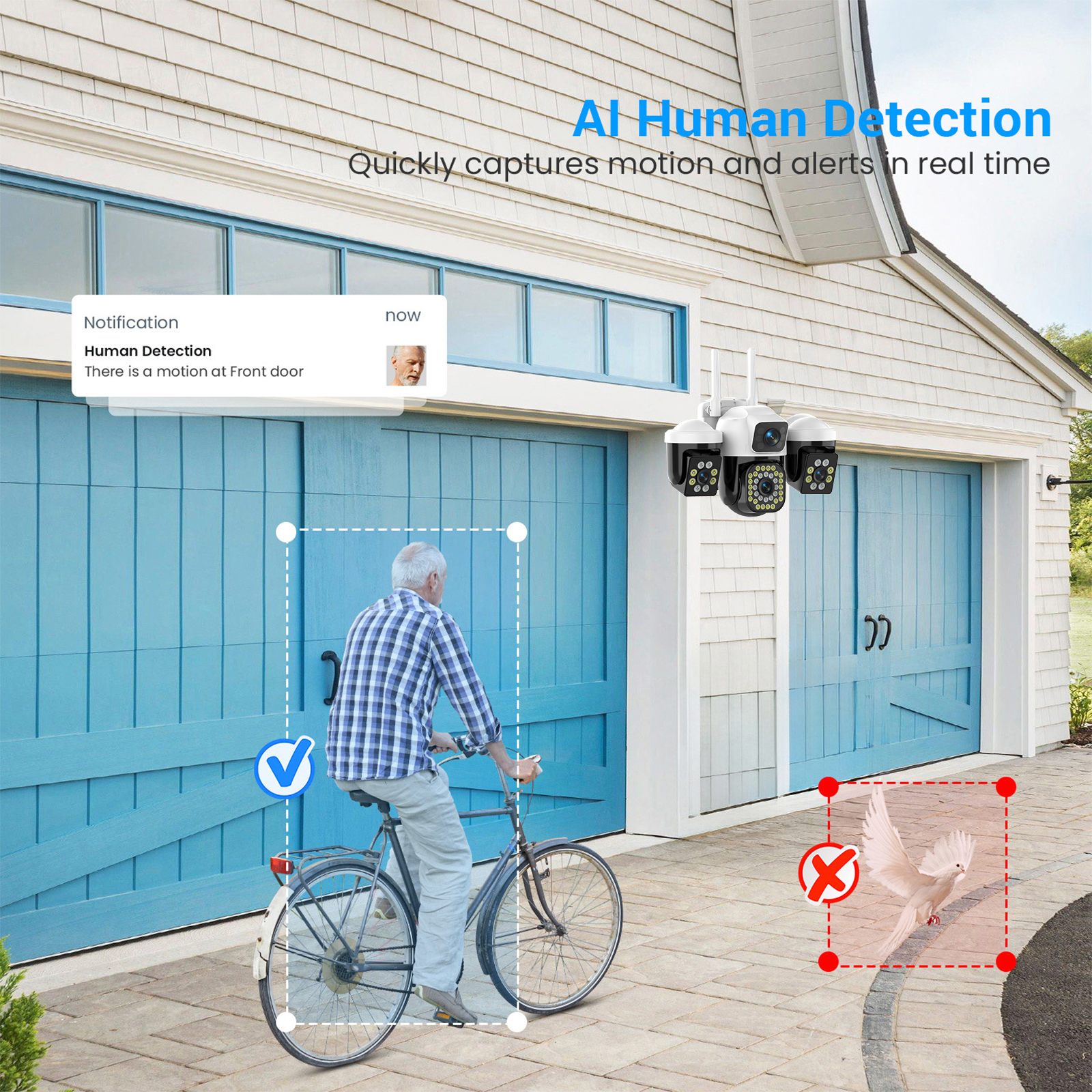 WiFi IP Camera Outdoor 15MP 8K - Smart Home Kamera Outdoor incelemesi ve fiyatı