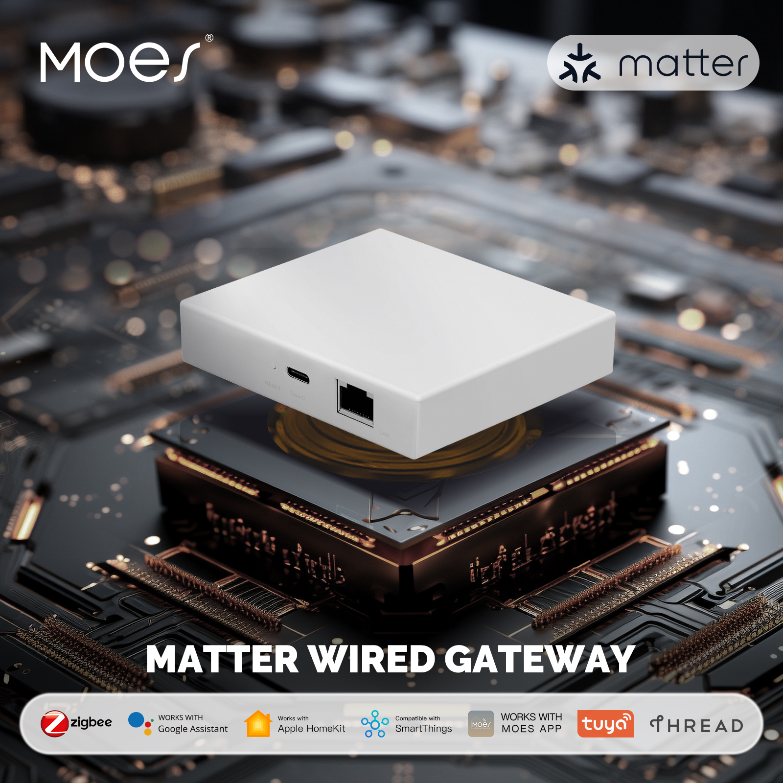 MOES Tuya Zigbee Matter Thread - Smart Home Bridge incelemesi ve fiyatı