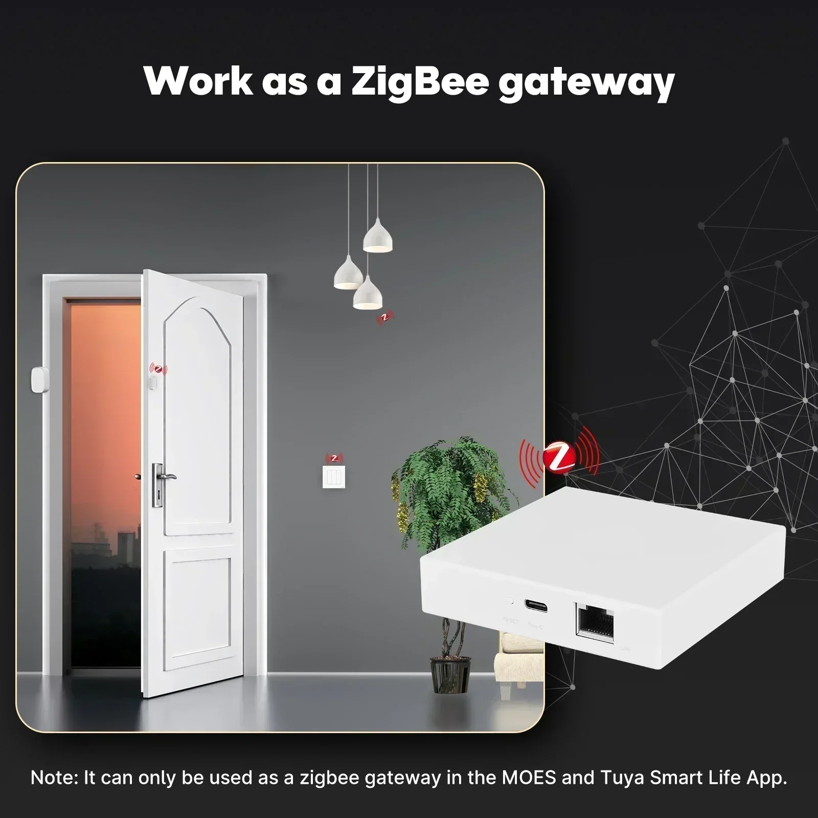MOES Tuya Zigbee Matter Thread - Smart Home Bridge incelemesi ve fiyatı