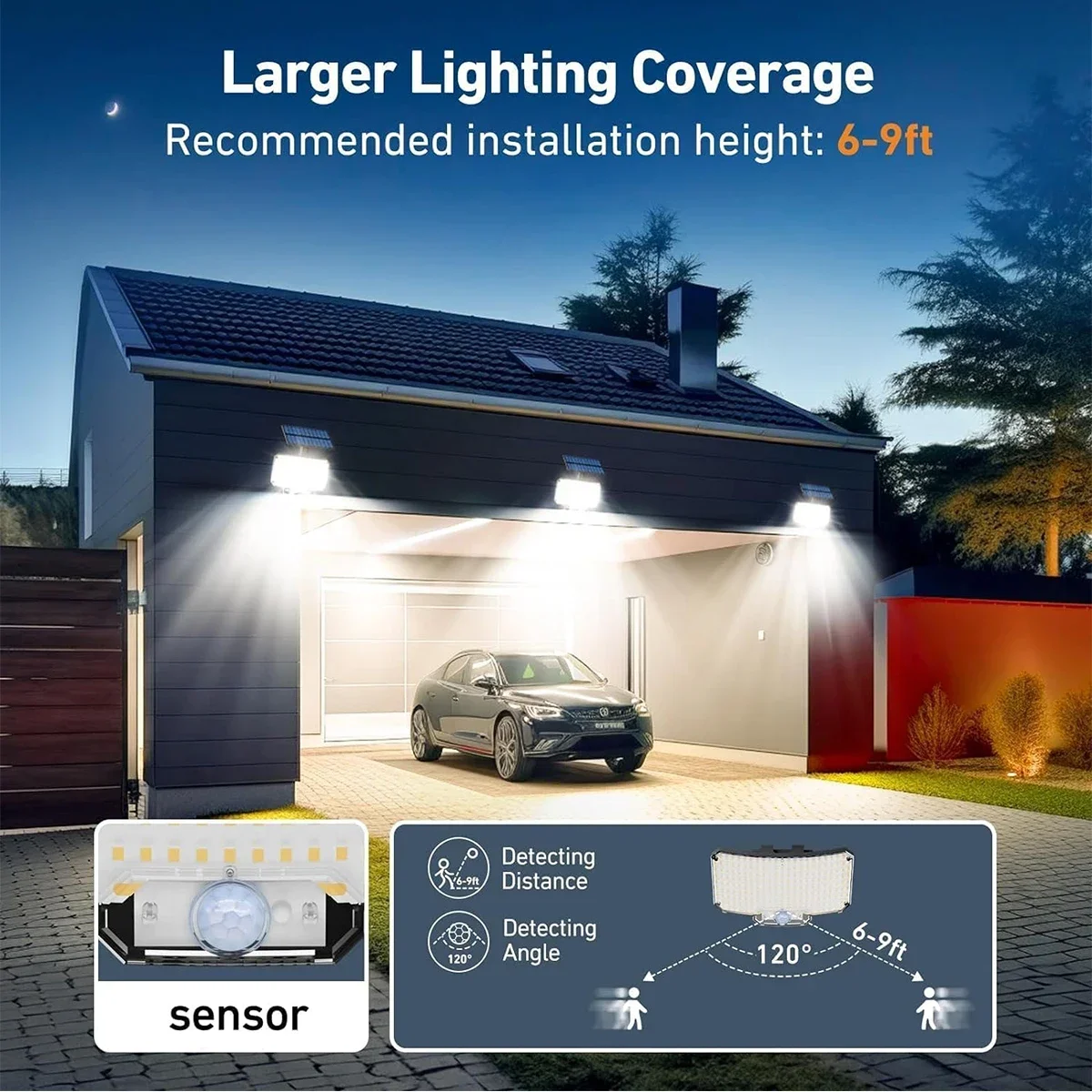 234LED Solar Outdoor Lights Mo - Motion Sensor Light incelemesi ve fiyatı