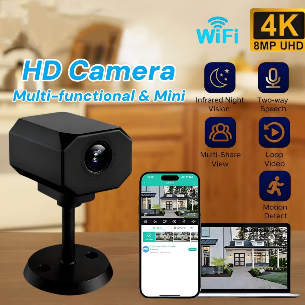 4K HD WiFi Security Camera for - Smart Home Design incelemesi ve fiyatı