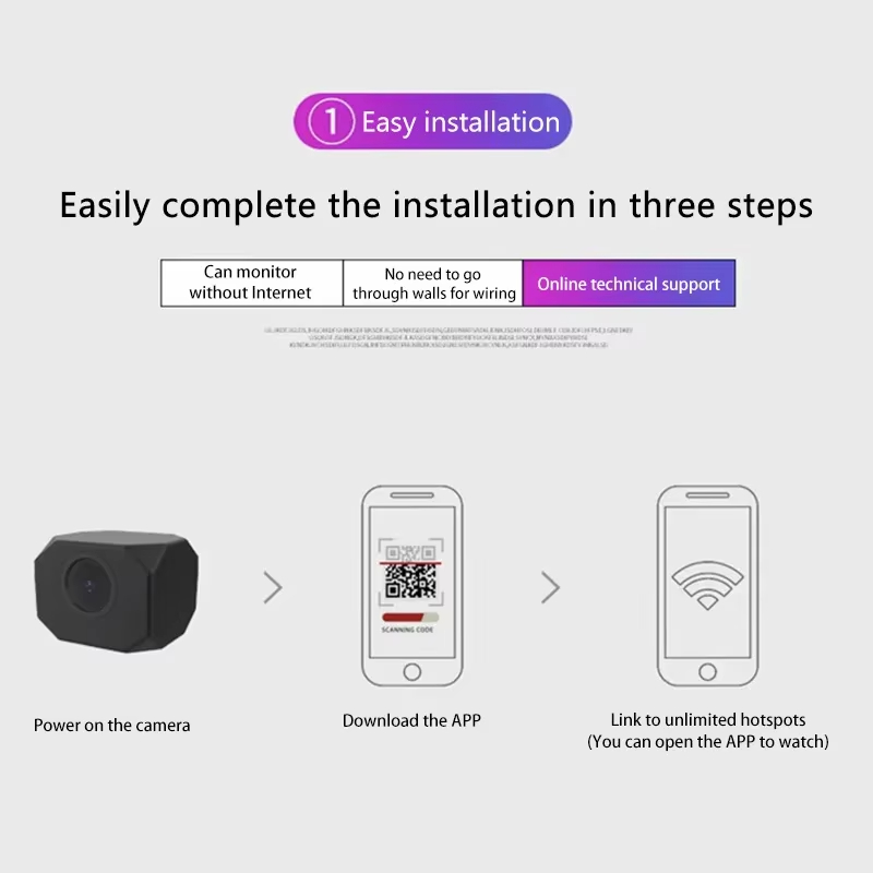 4K HD WiFi Security Camera for - Smart Home Design incelemesi ve fiyatı