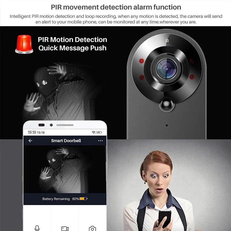 Tuya Video Doorbell Camera 108 - Smart Home Video Doorbell Enhanced Security With Smart Doorbell incelemesi ve fiyatı