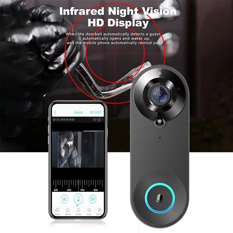HD 1080P Smart Wireless Doorbe - Smart Home Video Doorbell Enhanced Security With Smart Doorbell incelemesi ve fiyatı