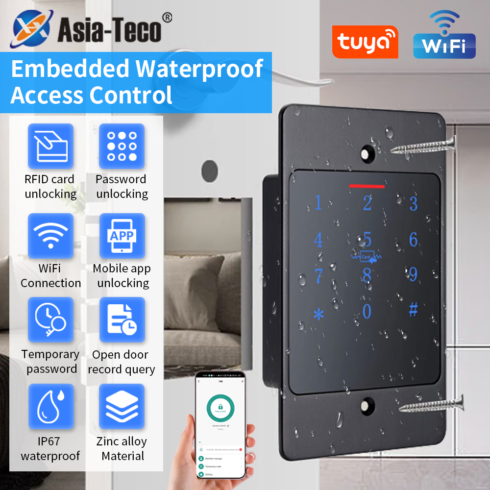 WiFi Tuya Smart Door Lock Keyb - Smart Home Keyboard incelemesi ve fiyatı