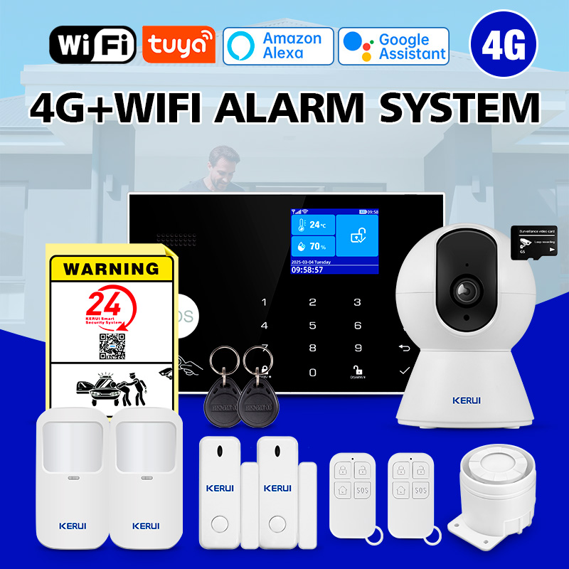 KERUI WiFi+4G Home Alarm with  - Smart Home Keyboard incelemesi ve fiyatı