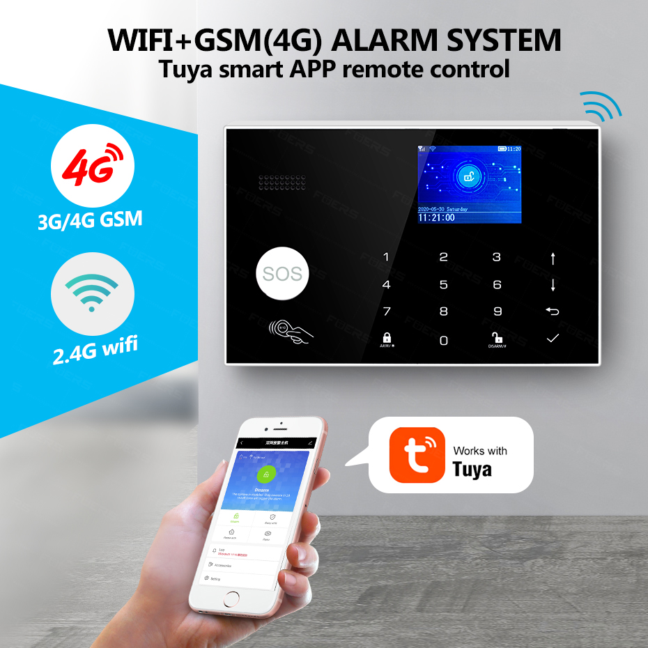 KERUI WiFi+4G Home Alarm with  - Smart Home Keyboard incelemesi ve fiyatı