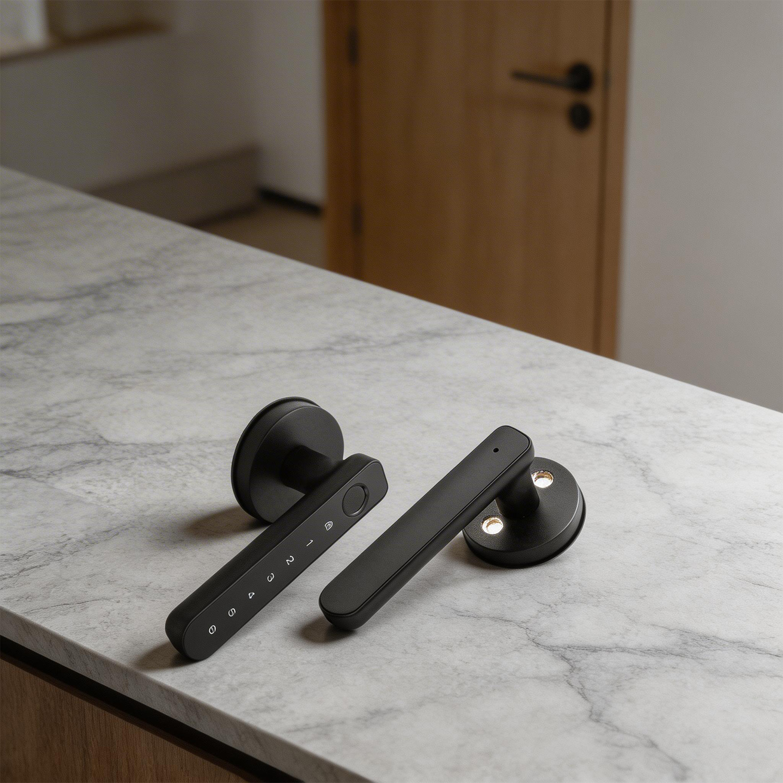 Smart Handle Lock with Fingerp - Smart Home Design incelemesi ve fiyatı