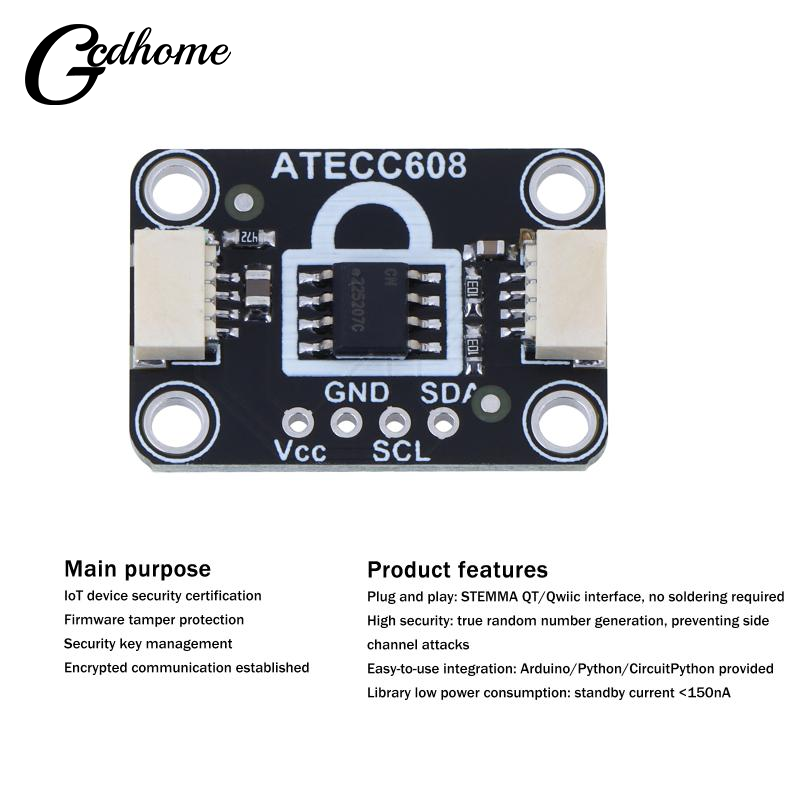 ATECC608 Secure Element Module - Smart Home Keyboard incelemesi ve fiyatı