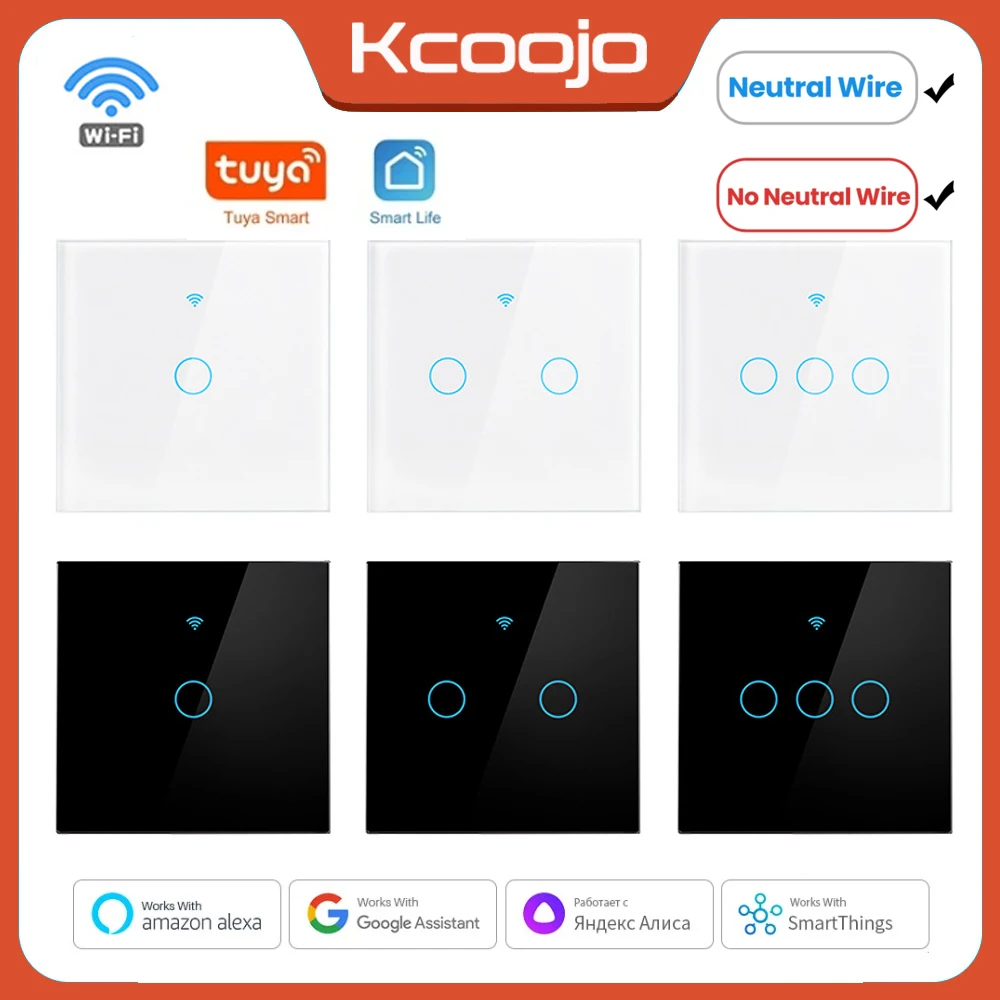 Tuya Wifi EU Smart Switches 1/ - Smart Light Switch incelemesi ve fiyatı