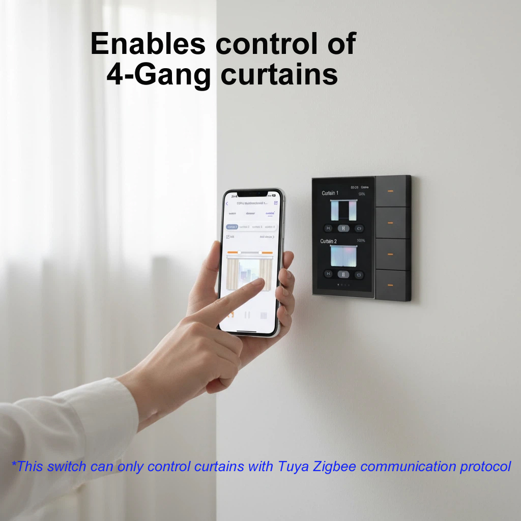 F3-pro Tuya Smart Panel ZigBee - Smart Home Design incelemesi ve fiyatı