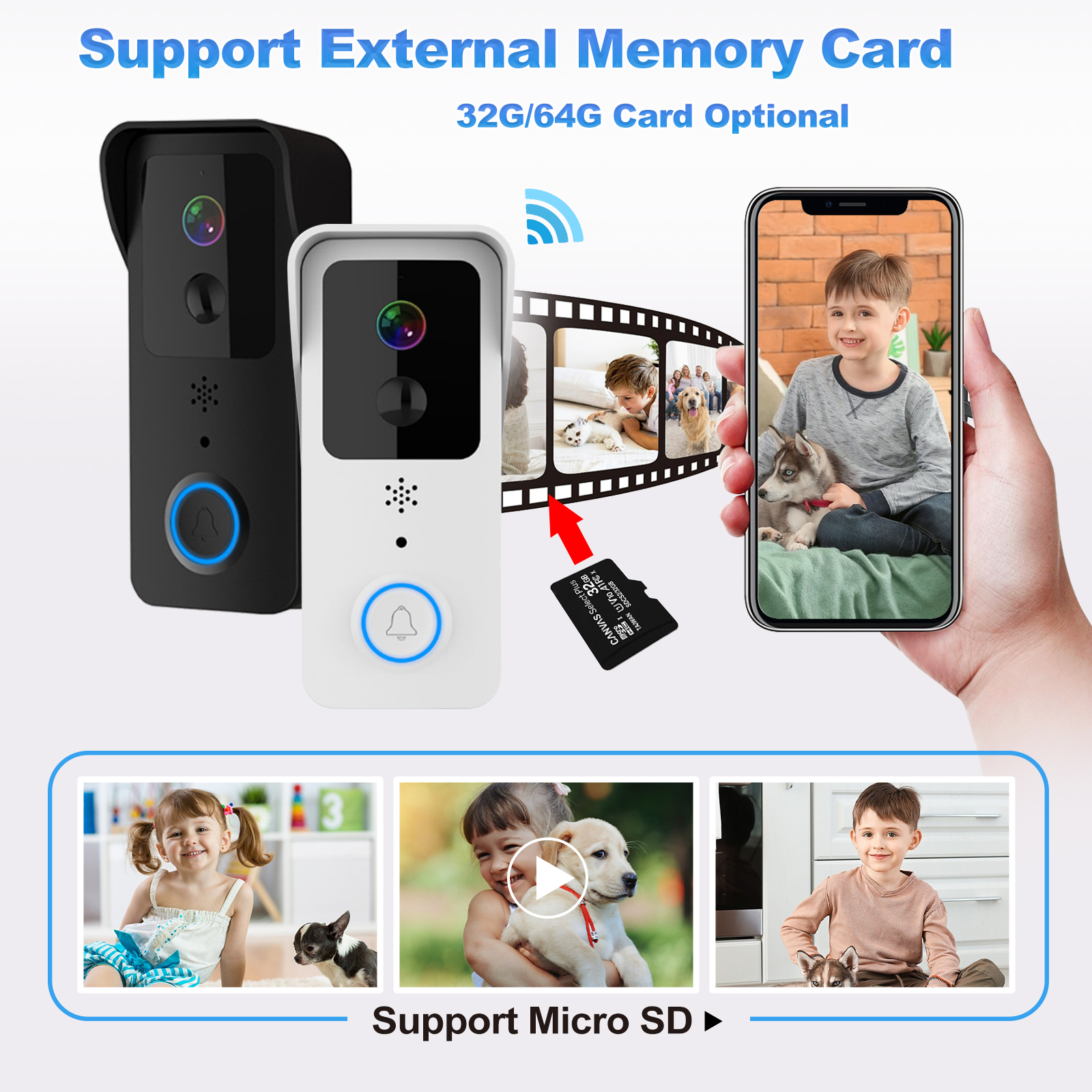 1080P HD WiFi Doorbell Camera  - Smart Home Video Doorbell Enhanced Security With Smart Doorbell incelemesi ve fiyatı