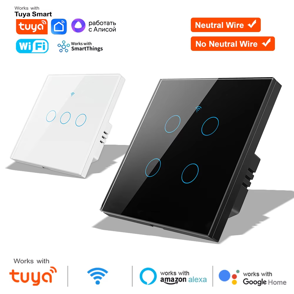 1 2 3 4 Gang WiFi RF 433mhz To - Smart Light Switch incelemesi ve fiyatı