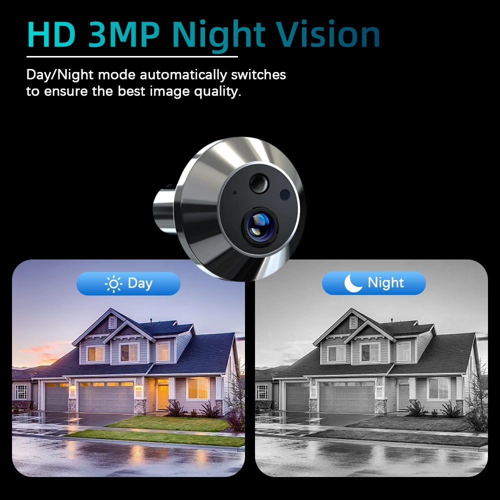 3MP iCam365 Wireless House Wif - Smart Home Video Doorbell Enhanced Security With Smart Doorbell incelemesi ve fiyatı