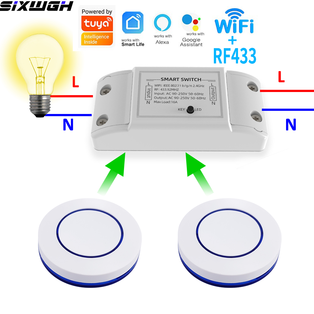 16A WiFi Tuya Smart Switch Wir - Smart Light Switch incelemesi ve fiyatı