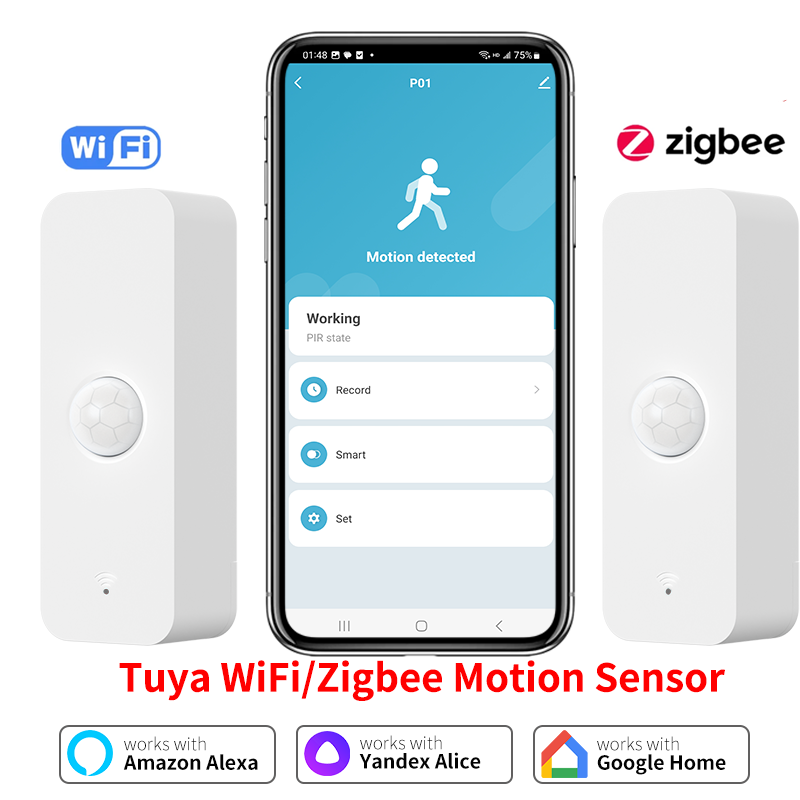 Tuya WiFi Zigbee PIR Motion Se - Pir Motion Sensor incelemesi ve fiyatı
