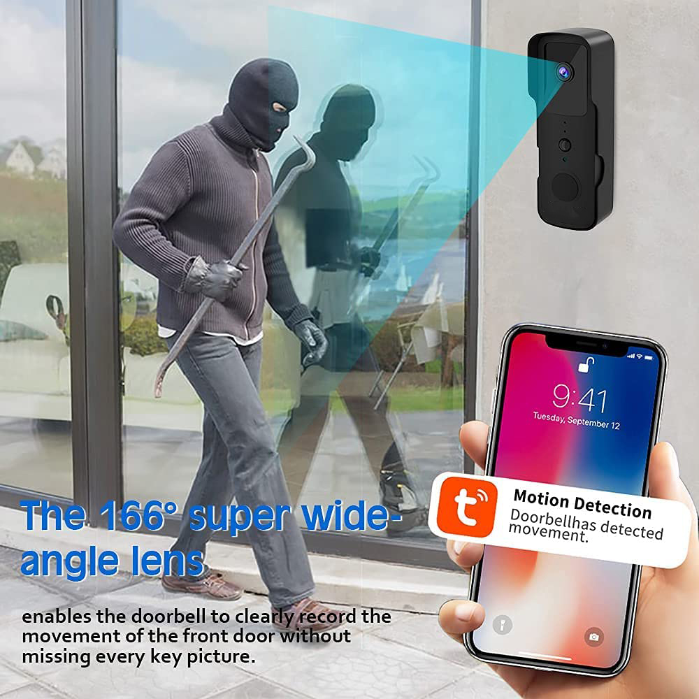 1080P WIFI Video Doorbell Tuya - Smart Home Video Doorbell Enhanced Security With Smart Doorbell incelemesi ve fiyatı
