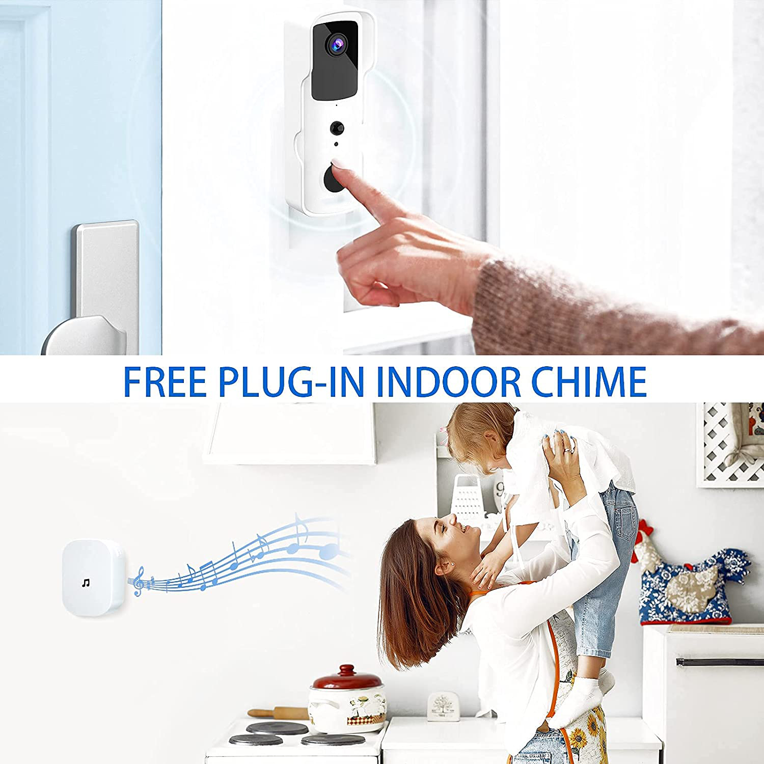 1080P WIFI Video Doorbell Tuya - Smart Home Video Doorbell Enhanced Security With Smart Doorbell incelemesi ve fiyatı