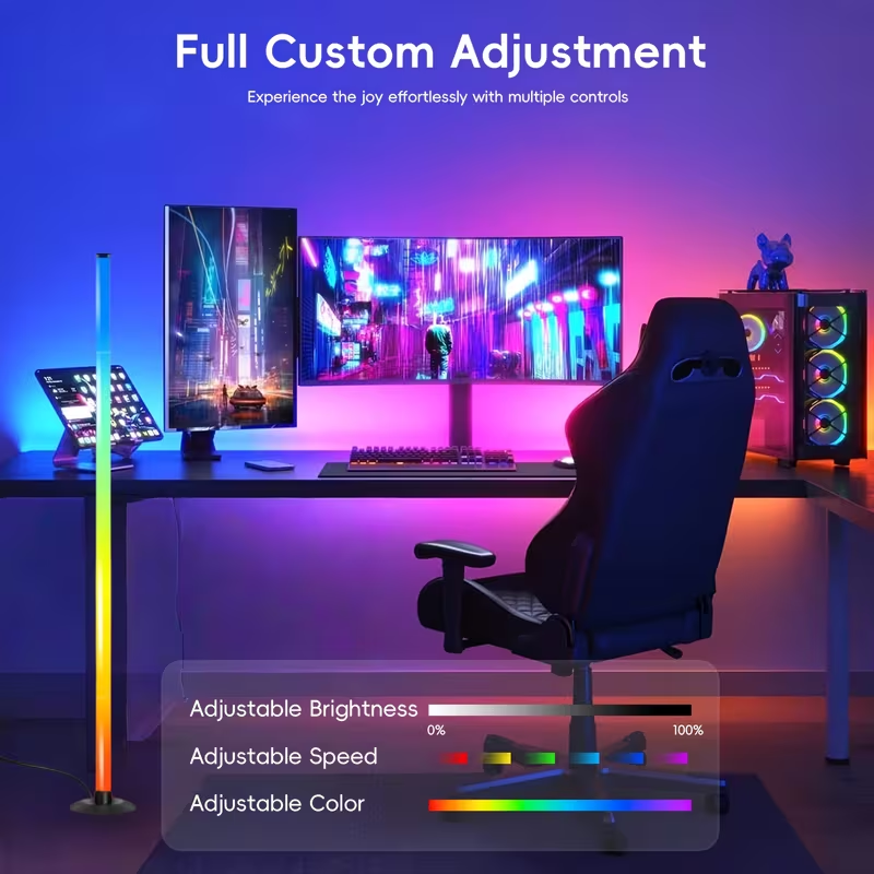 Smart RGB LED Corner Floor Lam - Smart Light Switch incelemesi ve fiyatı