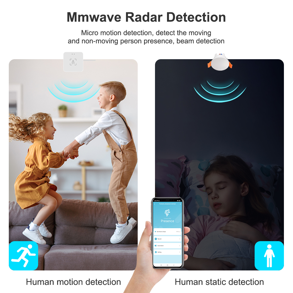 ZigBee MmWave Radar Human Pres - Pir Motion Sensor incelemesi ve fiyatı