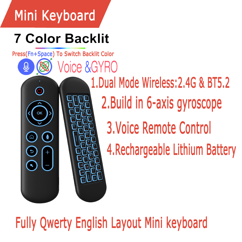 Remote Control Air Mouse Voice - Smart Home Keyboard incelemesi ve fiyatı
