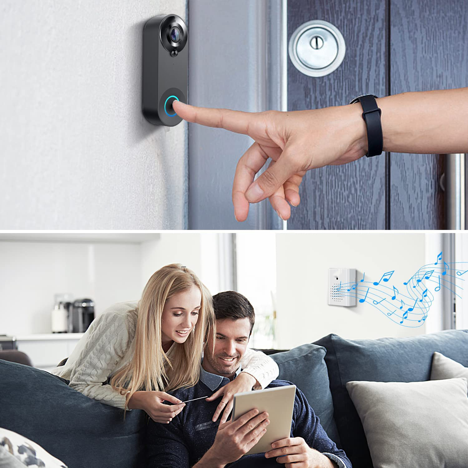 5G 2.4G WiFi Video Doorbell 10 - Smart Home Video Doorbell Enhanced Security With Smart Doorbell incelemesi ve fiyatı
