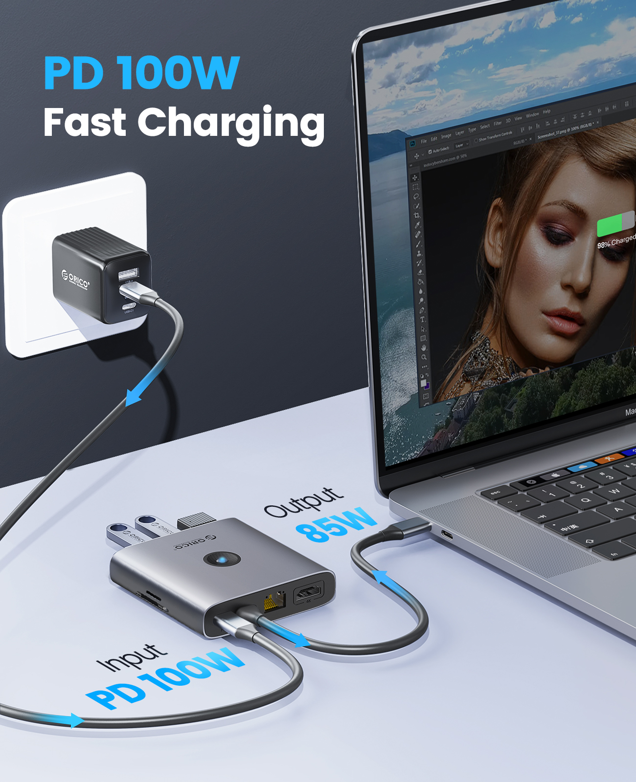 ORICO USB 3.0 Adapter HUB Type - Smart Home Xiaomi Hub incelemesi ve fiyatı