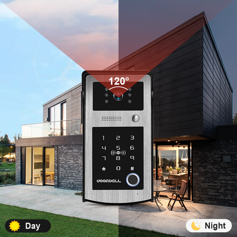 Wifi Tuya 7 Inch Touch Screen  - Smart Home Video Doorbell Enhanced Security With Smart Doorbell incelemesi ve fiyatı
