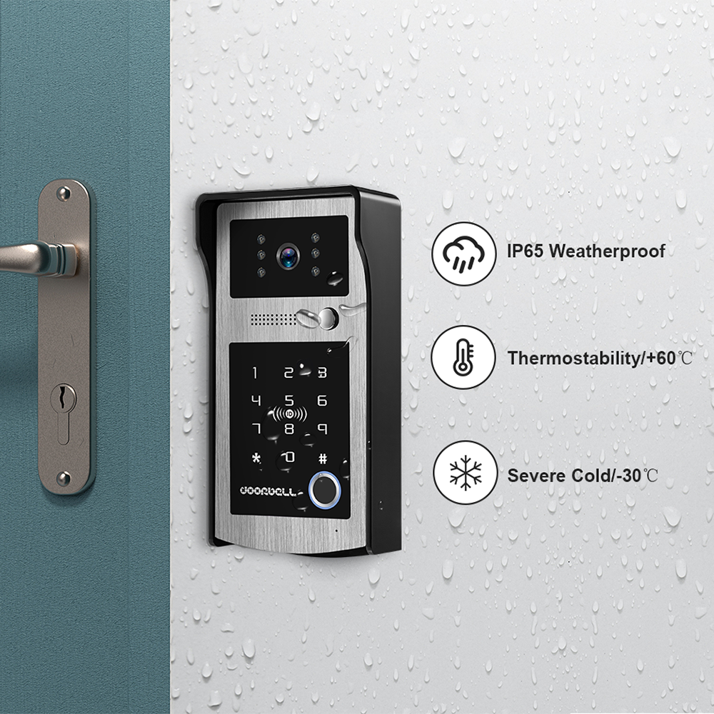 Wifi Tuya 7 Inch Touch Screen  - Smart Home Video Doorbell Enhanced Security With Smart Doorbell incelemesi ve fiyatı