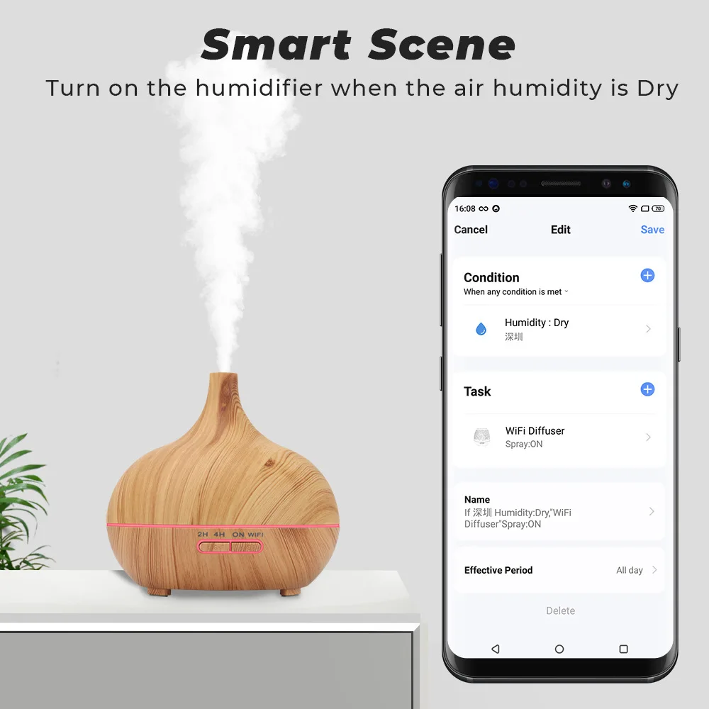 Tuya WiFi Smart Air Humidifier - Smart Home Keyboard incelemesi ve fiyatı