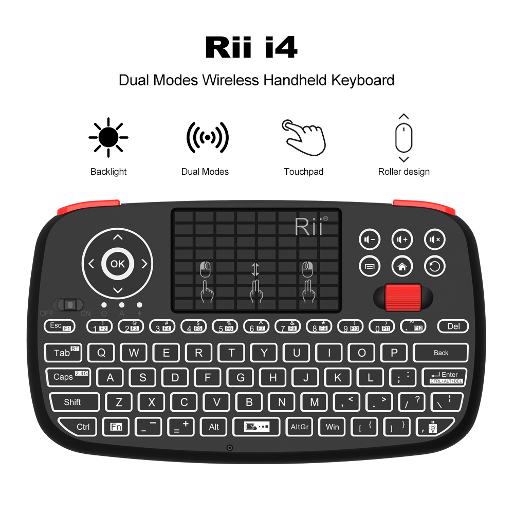 Rii i4 Mini BT Wireless Keyboa - Smart Home Keyboard incelemesi ve fiyatı