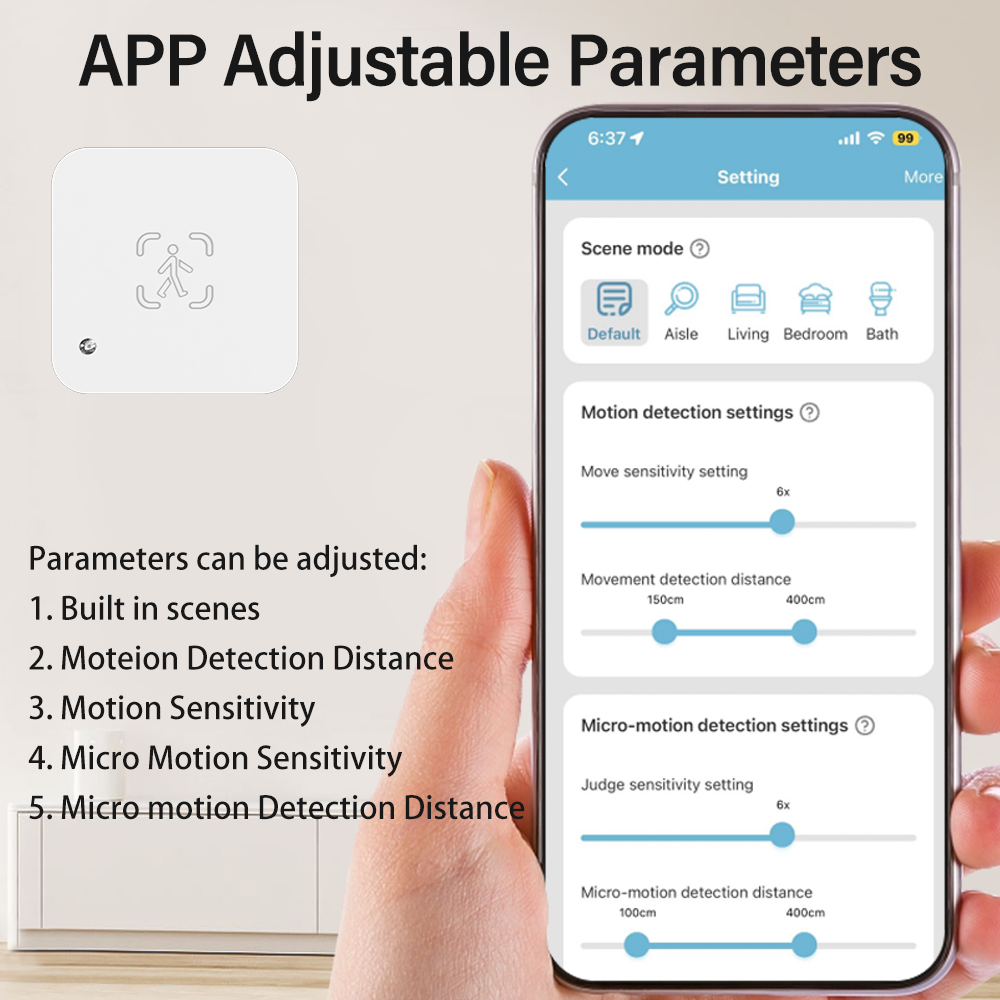 Tuya WiFi MmWave Radar Detecto - Pir Motion Sensor incelemesi ve fiyatı