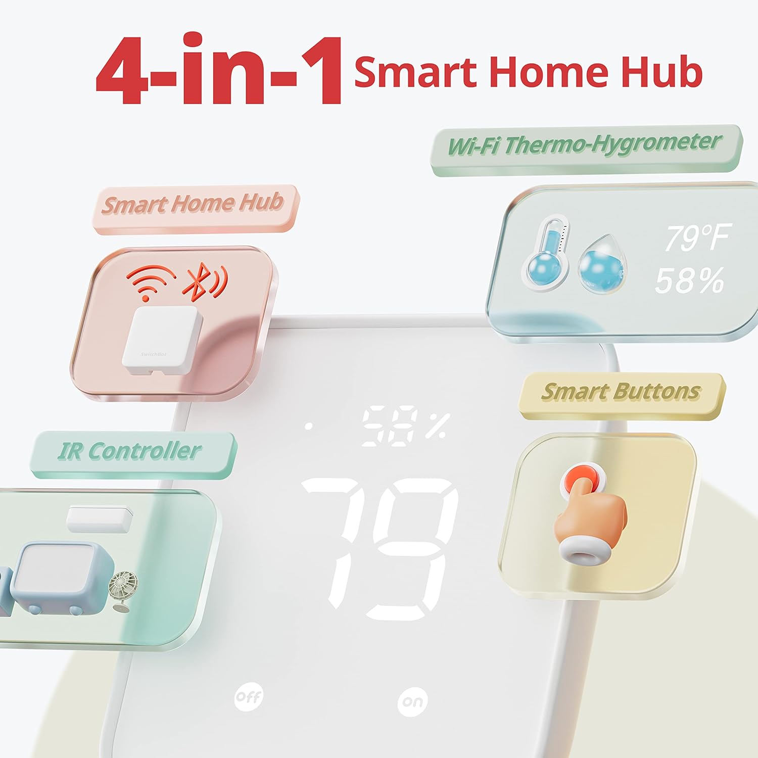 WiFi Thermometer Hygrometer, I - Smart Home Apple incelemesi ve fiyatı