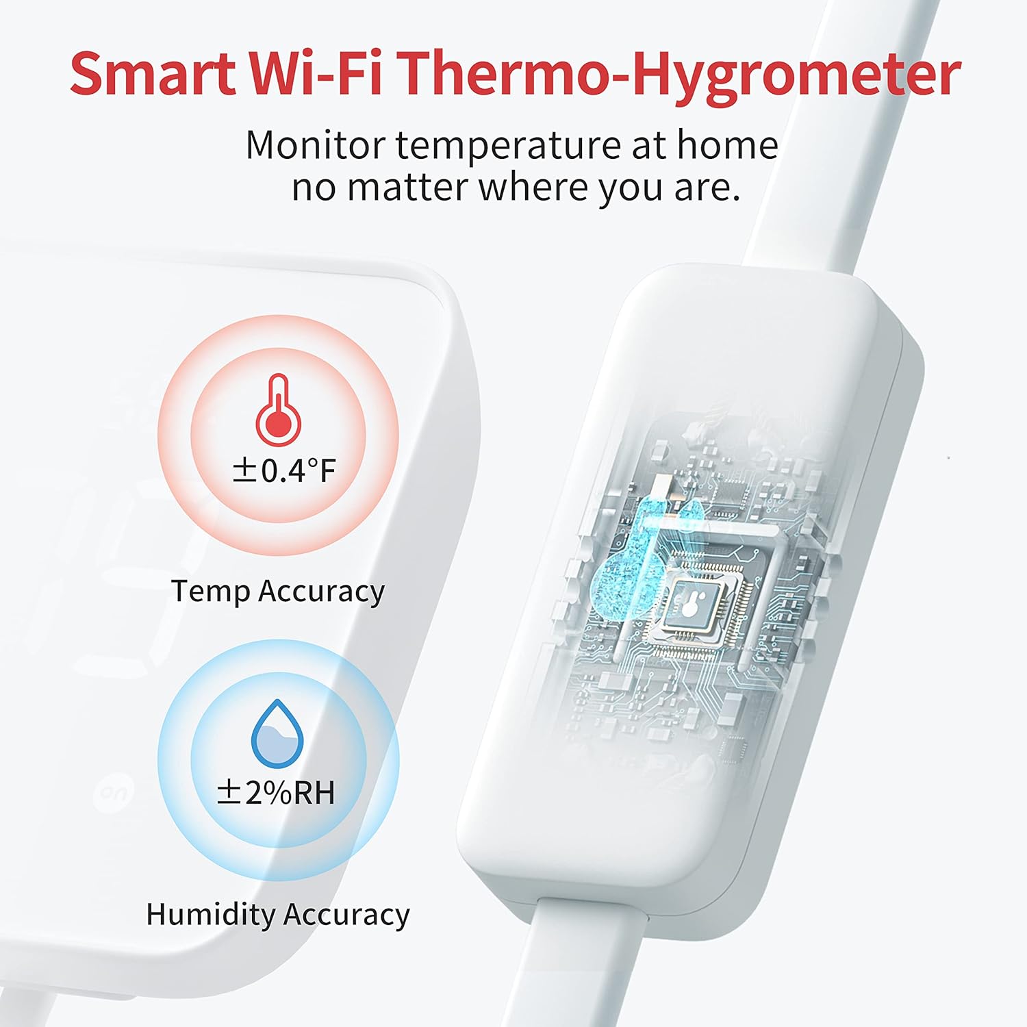 WiFi Thermometer Hygrometer, I - Smart Home Apple incelemesi ve fiyatı