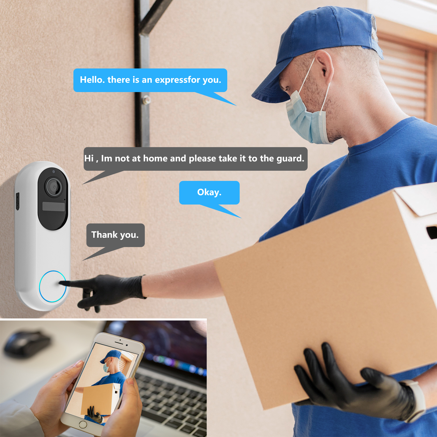Tuya Smart Video Doorbell Wate - Smart Home Video Doorbell Enhanced Security With Smart Doorbell incelemesi ve fiyatı