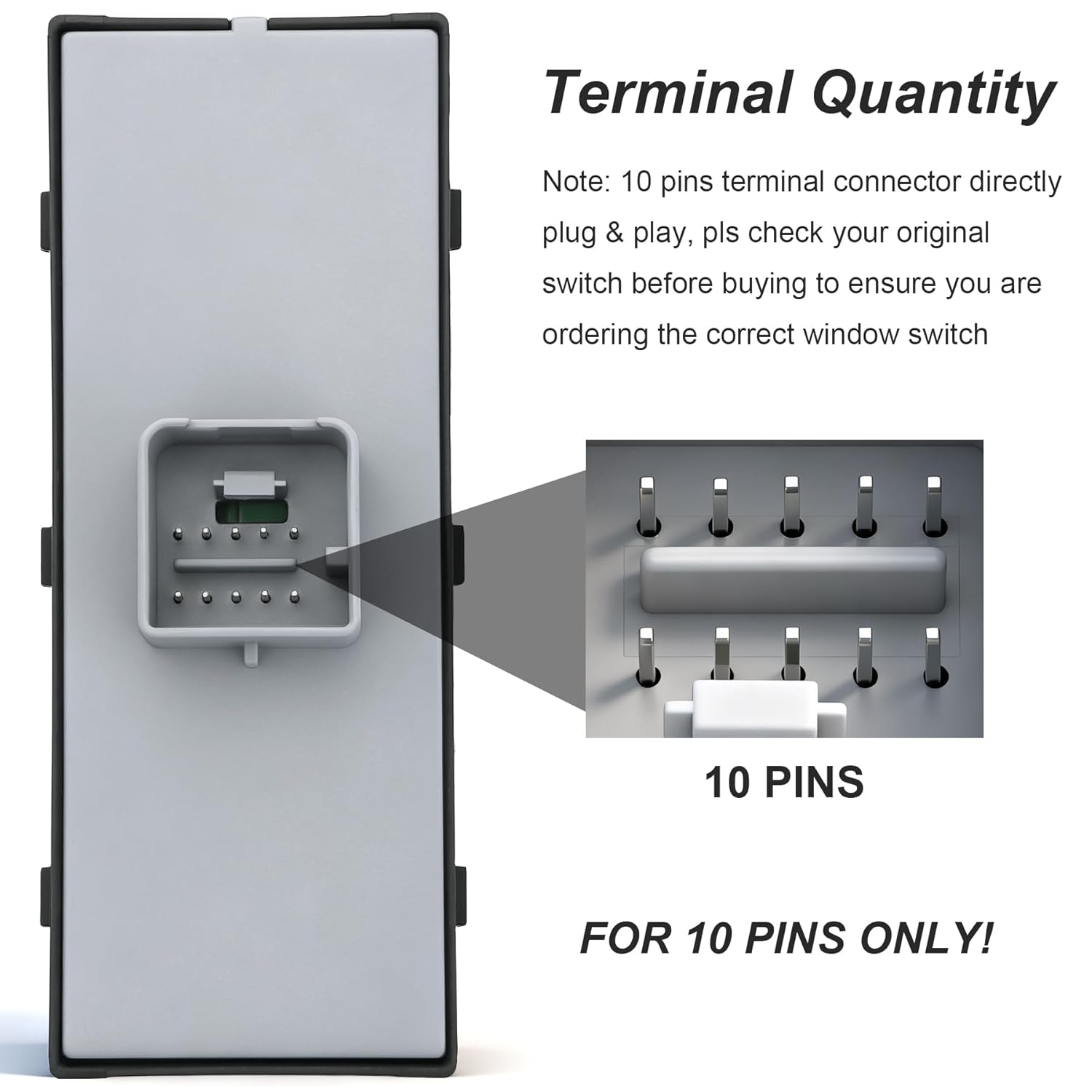 Master Power Window Switch Fro - Smart Light Switch incelemesi ve fiyatı