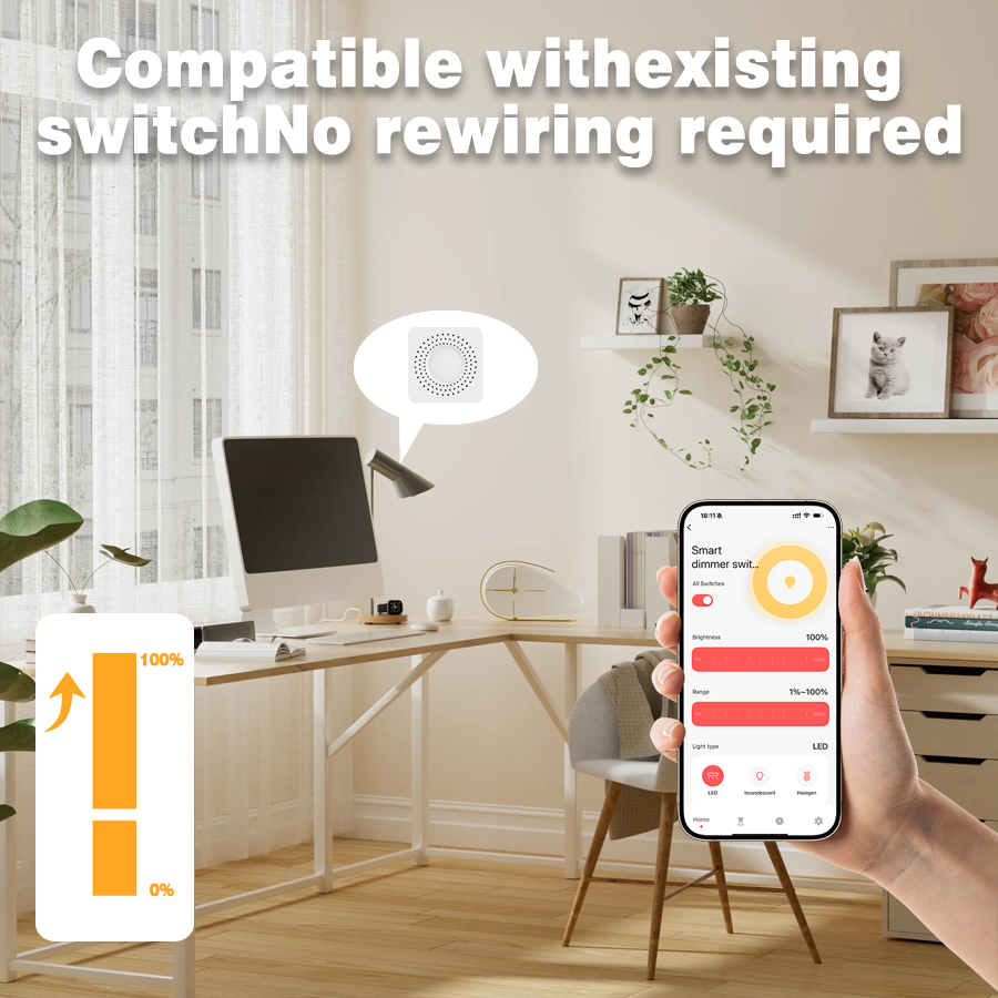 Tuya WiFi Hidden Dimmer Switch - Smart Light Switch incelemesi ve fiyatı